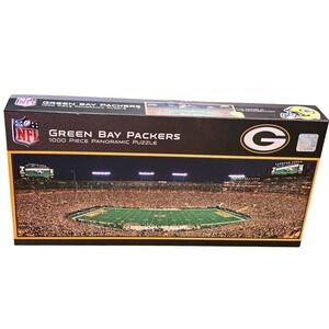 MasterPiece NFL Green Bay Packer 1000 Piece Panoramic Puzzle Lambeau Field 91361